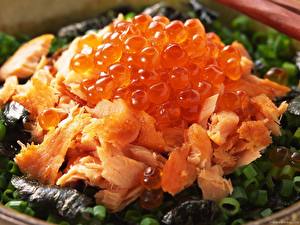 Papel de Parede Desktop Fruto do mar Caviar