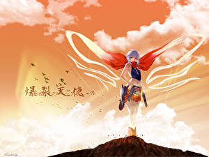 Bakgrundsbilder på skrivbordet Burst Angel Anime