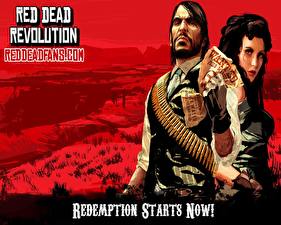 Desktop hintergrundbilder Red Dead Redemption Spiele
