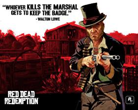Bakgrundsbilder på skrivbordet Red Dead Redemption