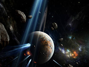 Desktop wallpapers Asteroid Space