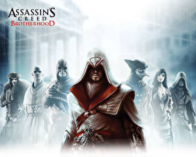 Bakgrundsbilder på skrivbordet Assassin's Creed Assassin's Creed: Brotherhood spel
