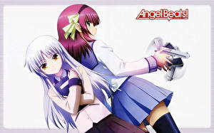 Bakgrundsbilder på skrivbordet Angel Beats Anime
