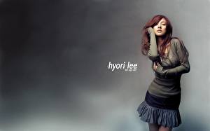 Papel de Parede Desktop Hyori Lee jovem mulher