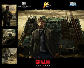 Bakgrundsbilder på skrivbordet Ghajini: The Game spel