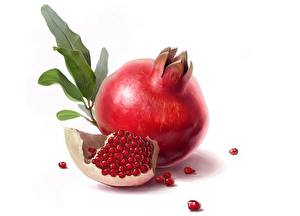 Fotos Obst Granatapfel Lebensmittel