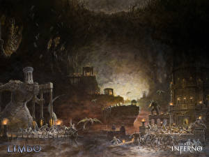 Bureaubladachtergronden Dante's Inferno Computerspellen