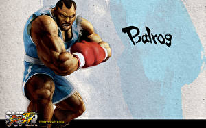 Bureaubladachtergronden Street Fighter Balrog computerspel