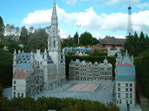 Tapety na pulpit Słynne budynki Belgia miasto