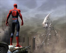 Papel de Parede Desktop Heróis de quadrinhos Spiderman Herói