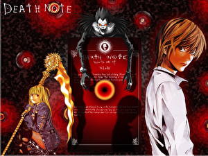 Papel de Parede Desktop Death Note Gadanha Anime