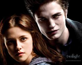 Bakgrundsbilder på skrivbordet The Twilight Saga Twilight Robert Pattinson Kristen Stewart