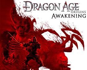 Bakgrundsbilder på skrivbordet Dragon Age Awakening Datorspel