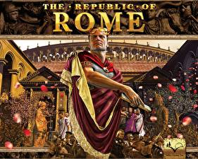 Bakgrundsbilder på skrivbordet The Republic of Rome Datorspel