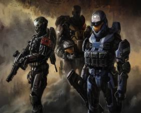 Bakgrundsbilder på skrivbordet Halo Halo: Reach spel