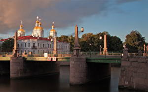 デスクトップの壁紙、、寺院、サンクトペテルブルク、都市