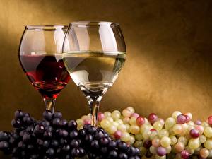 Wallpaper Fruit Drinks Grapes Wine Food