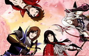 Bakgrundsbilder på skrivbordet Sengoku Basara - Anime Anime