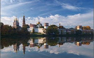 Bakgrunnsbilder Tempel Moskva Byer