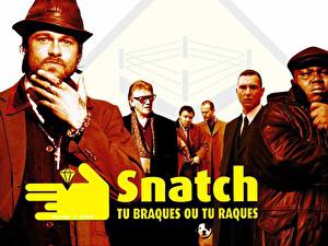Bureaubladachtergronden Brad Pitt Snatch Films