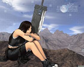 Bakgrundsbilder på skrivbordet Final Fantasy Final Fantasy VII: Agent Children Datorspel