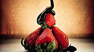 Bilder Obst Erdbeeren Lebensmittel