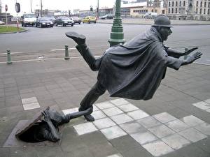 Fonds d'écran Sculptures Pologne Villes