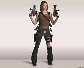 Papel de Parede Desktop Resident Evil : o hóspede do maldito Milla Jovovich