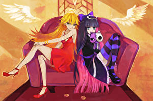 Tapety na pulpit Panty &amp; Stocking with Garterbelt Anime
