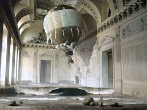 Bakgrunnsbilder George Grie Luftballong Fantasy