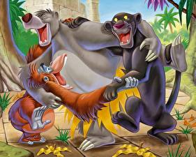 Tapety na pulpit Disney Księga dżungli Kreskówki