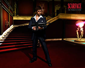 Bureaubladachtergronden Scarface: The World is Yours