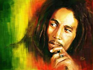 Papel de Parede Desktop Bob Marley