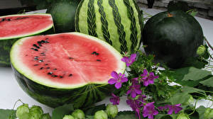 Hintergrundbilder Obst Wassermelonen