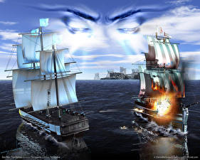 桌面壁纸，，Age of Pirates，Age of Pirates: Caribbean Tales，