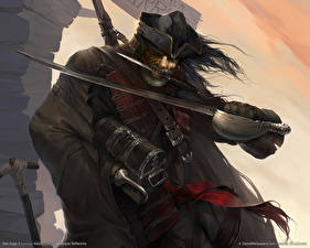 Desktop hintergrundbilder Age of Pirates Age of Pirates: Caribbean Tales Spiele