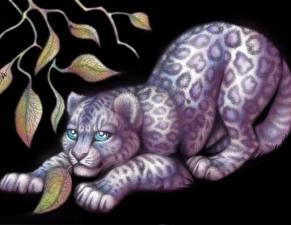 Sfondi desktop Pantherinae Disegnate Animali