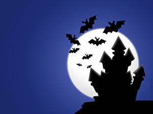 Image Bats Moon