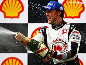Bakgrunnsbilder Formel 1 Jenson Button atletisk