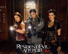 Bakgrundsbilder på skrivbordet Resident Evil (film) Resident Evil: Afterlife Milla Jovovich