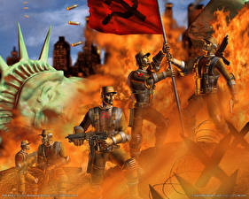 Bakgrundsbilder på skrivbordet Command &amp; Conquer Command &amp; Conquer Red Alert 2