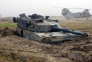 Tapety na pulpit Czołg M1 Abrams Amerykańskie M1A1 Wojska