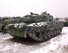 Bureaubladachtergronden Tanks Leopard 2 Camouflage Strv 122 Leopard 2
