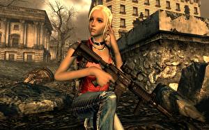 Bakgrundsbilder på skrivbordet Fallout Fallout 3 spel