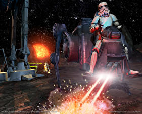 Papel de Parede Desktop Star Wars Exército dos Clones Jogos