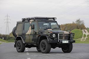 Fondos de escritorio Armas Mercedes-Benz Clase G G-Wagon militar