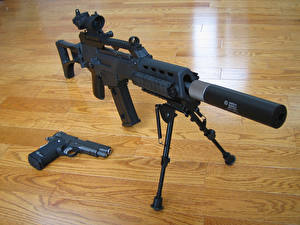 Wallpapers Assault rifle Suppressor H&K G36K