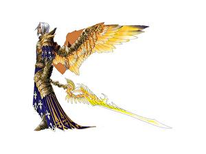 桌面壁纸，，天使，Anima: Beyond Fantasy，裝甲，劍，奇幻作品