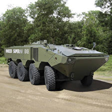 Tapety na pulpit Pojazdy wojskowe Transporter opancerzony Iveco SUPERAV