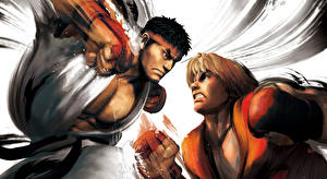 Bakgrundsbilder på skrivbordet Street Fighter